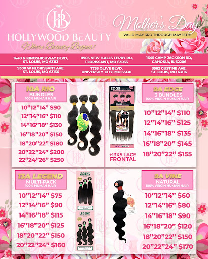 Beauty Supply Store «Hollywood Beauty Supply 4», reviews and photos, 7733 Olive Blvd, University City, MO 63130, USA