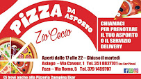 Carte du Pizzeria da Zio Cecio à Asiago