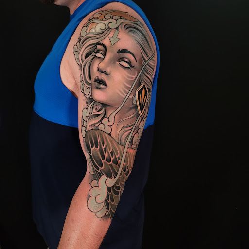 Explore patchwork ideas tattoos, creative tattoo ideas in Orem, available at Hearts and Hands Tattoo and Piercing