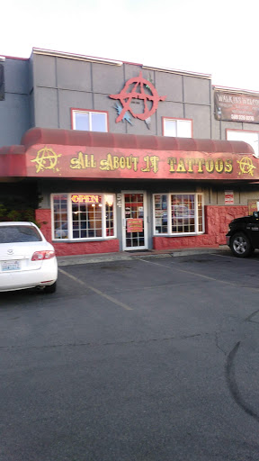 Explore cover up arm tattoo ideas, creative tattoo ideas in Spokane, available at All About It Tattoo Studio