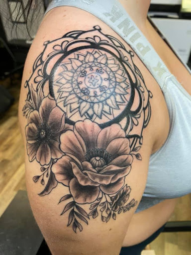 Explore side arm tattoo ideas, creative tattoo ideas in Shallotte, available at Ocean Isle Ink & Piercing