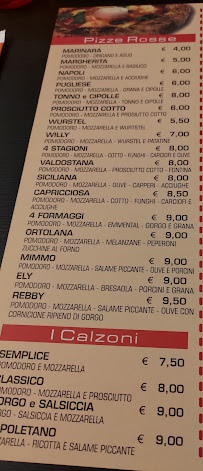 Pizze Pazze da Mimmo & Ely à Cuneo menu