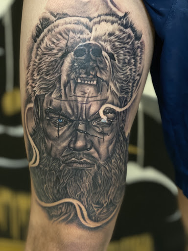 Explore state tattoo ideas, creative tattoo ideas in Oak Grove, available at Empire28 Tattoo Studios