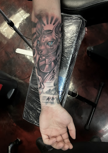 Explore father son tattoos ideas, creative tattoo ideas in Silver City, available at Independent Ink Tattoo