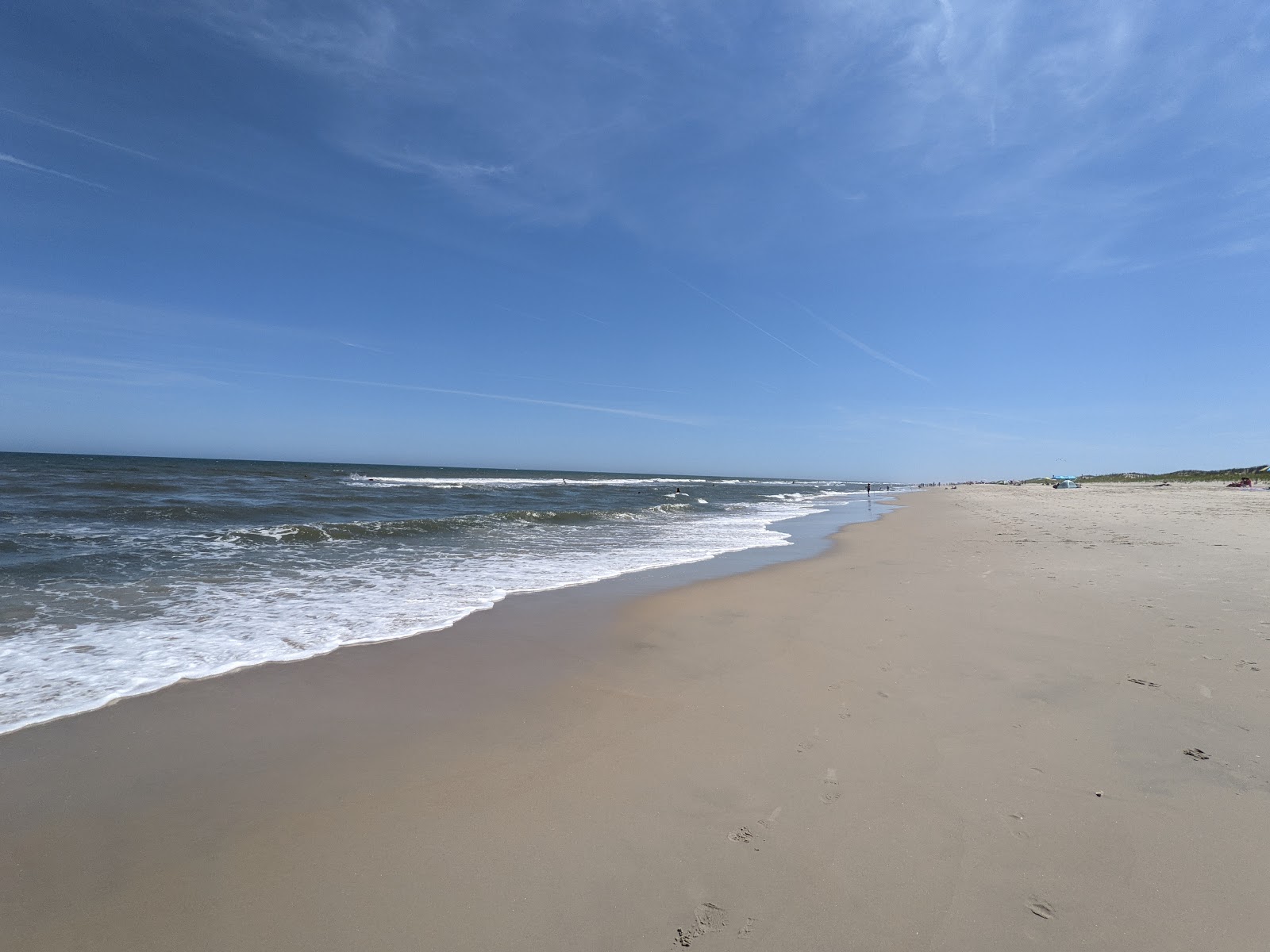 Foto de Assateague beach II com areia brilhante superfície