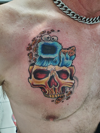 Explore flag tattoo ideas, creative tattoo ideas in Ormond Beach, available at Tropical Tattoo Inc