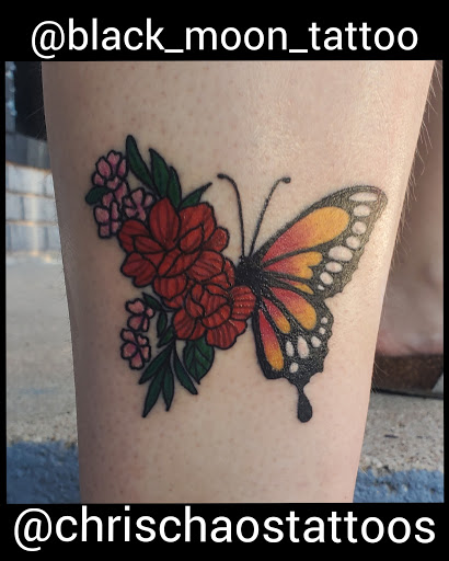 Explore karma tattoo ideas for men, creative tattoo ideas in Copperas Cove, available at Black Moon Tattoo Company