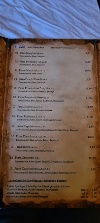 Pizza Lounge & Eiscafe Pinocchio à Kappeln menu