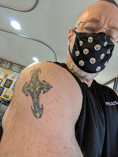 Explore mirror tattoo ideas, creative tattoo ideas in Blackwood, available at Jersey Devil Tattooing & Body Piercing