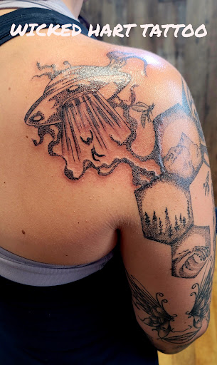 Explore september birth tattoo ideas, creative tattoo ideas in Latrobe, available at Wicked Hart Tattoo