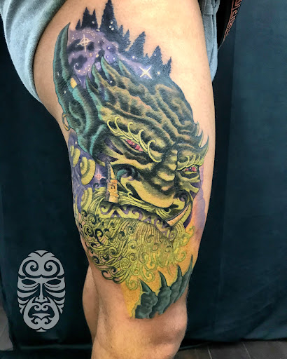 Explore son and daughter tattoo ideas for dad, creative tattoo ideas in Washington, available at Fattys Tattoos & Piercings Dupont Circle