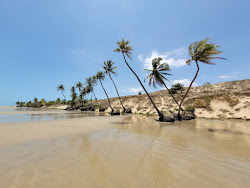Praia do Jiqui em Caetanos'in fotoğrafı düz ve uzun ile birlikte