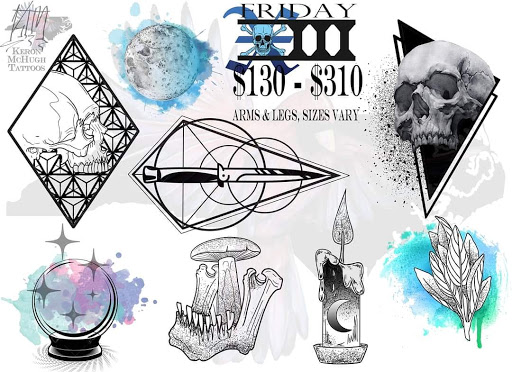 Explore chainsaw man tattoo ideas, creative tattoo ideas in Mebane, available at The Cardinal Skin Art & Gallery