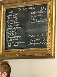 Restaurant français Chez Mamie à Verdun (le menu)