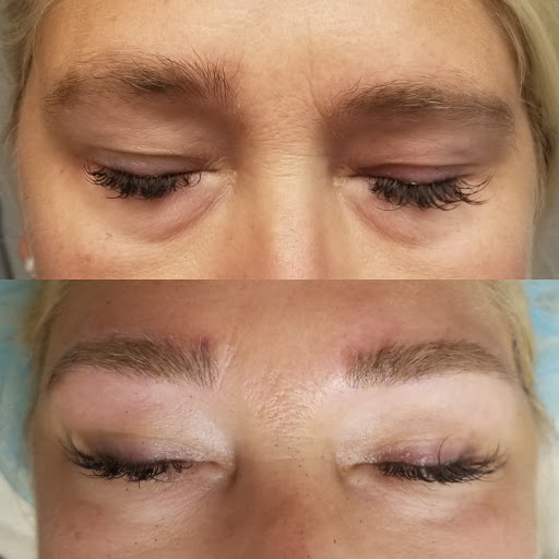 Explore shoulder cover up tattoo ideas, creative tattoo ideas in Peoria Heights, available at BeautiFULL Brows By Jen Microblading - Permanent Makeup Wild Honey Beauty Studio