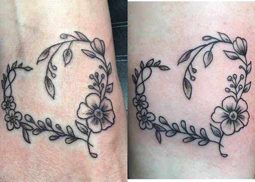 Explore mens hand tattoo ideas, creative tattoo ideas in Goshen, available at Lady Luck Studio