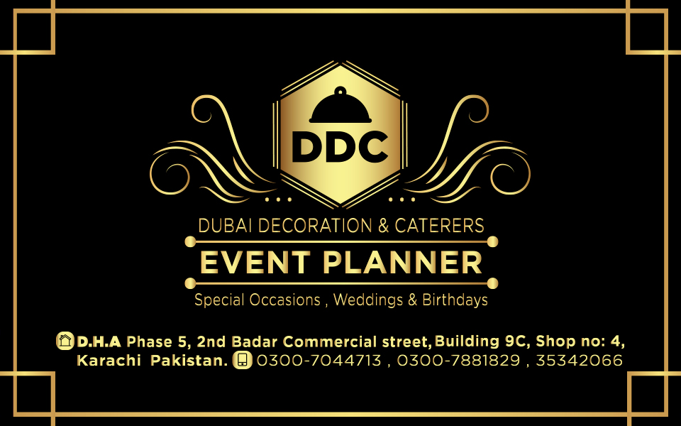 DDC Event Planner - Dubai Decoration & Caterers (KARACHI)