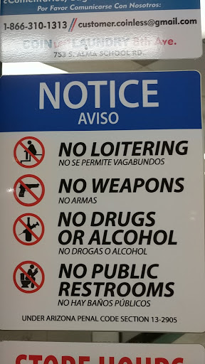 Laundromat «Alma School Coin Laundry», reviews and photos, 753 S Alma School Rd, Mesa, AZ 85210, USA