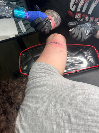 Find camping tattoo ideas for your next unique tattoo in Columbus at Timeless Ink Tattoos