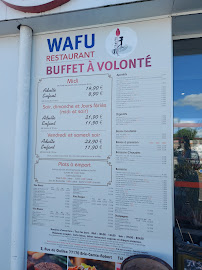 Restaurant asiatique Wafu Brie à Brie-Comte-Robert (le menu)