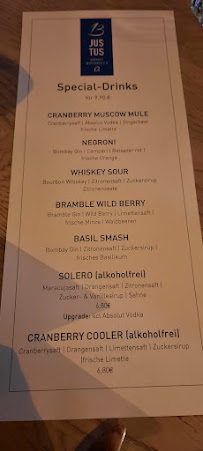 JUSTUS Restaurant Bremen à Bremen menu