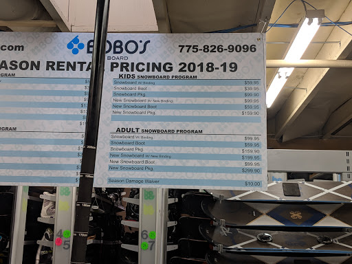 Ski Shop «BOBOS SKI BOARD PATIO», reviews and photos, 475 E Moana Ln, Reno, NV 89502, USA