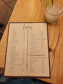 Menu / carte de Lovers Philosophy à Ponte de Lima