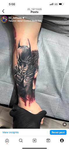 Explore american traditional tattoo filler ideas, creative tattoo ideas in Youngstown, available at Twisted Metal Custom Body Art