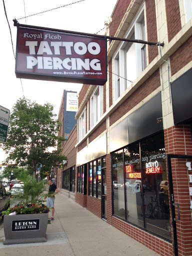 Explore men half sleeve tattoo ideas, creative tattoo ideas in Chicago, available at Royal Flesh Tattoo and Piercing
