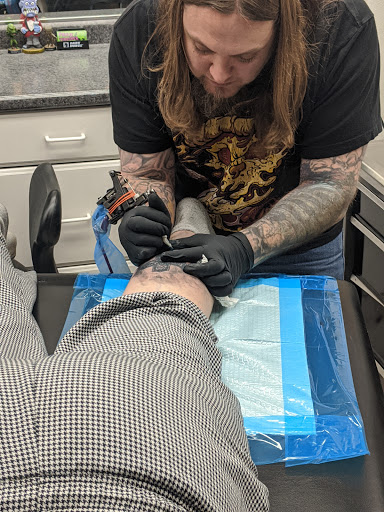 Explore stoner tattoo ideas, creative tattoo ideas in Hampton, available at Blue Horseshoe Tattoo and Body Piercing