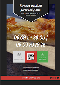 Livraison de pizzas La Calabrèse - Pizza Calas et Cabriès à Cabriès (la carte)