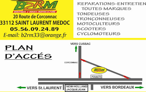 Magasin de matériel de motoculture B2RM Saint-Laurent-Médoc