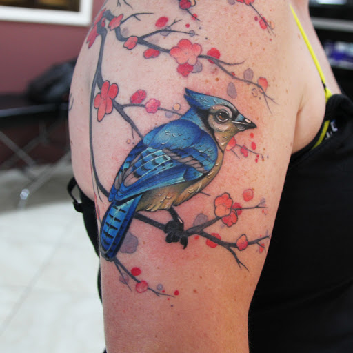 Explore nerdy tattoo ideas, creative tattoo ideas in Fort Wayne, available at Studio 13 Tattoo