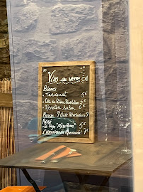 Bar à iode Saint Germain à Paris menu