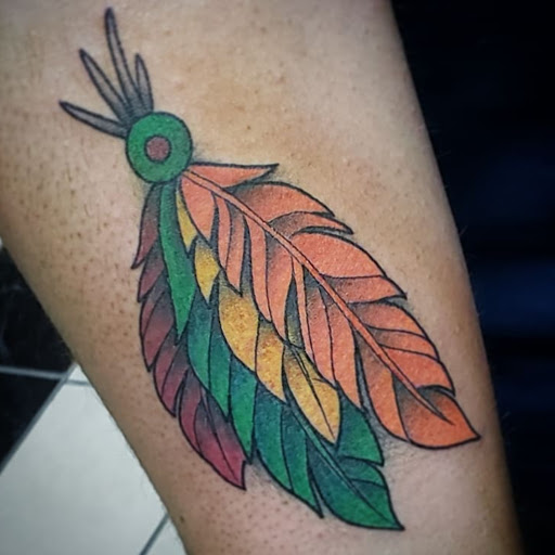 Explore dog tattoo ideas for guys, creative tattoo ideas in Franklin Park, available at Atmosphere Tattoo Gallery - Franklin Park