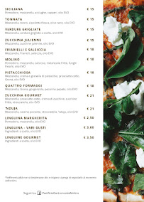 Menu du Panificio Gastronomia Molino à San Giovanni La Punta