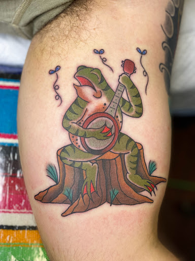 Explore tiki tattoo ideas, creative tattoo ideas in Modesto, available at Inkwell Tattoo