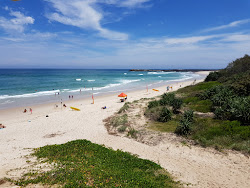 Foto van Ballina Beach met een ruime kustlijn