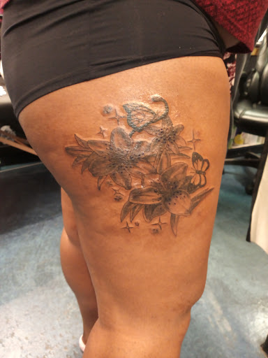 Explore heart transplant tattoo ideas, creative tattoo ideas in Columbus, available at Infamous Ink Tattoos and Piercings