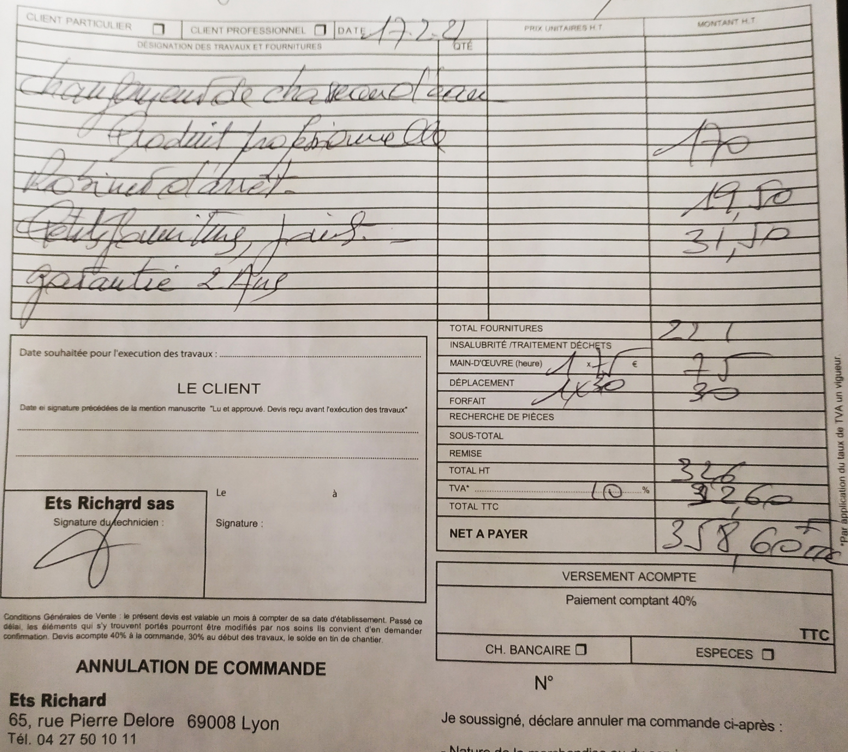 Photo n° 1 de l'avis de Clément. fait le 17/02/2021 à 16:43