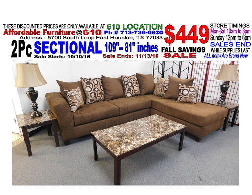 Furniture Store «Affordable Furniture 610», reviews and photos, 5700 South Loop E F, Houston, TX 77033, USA