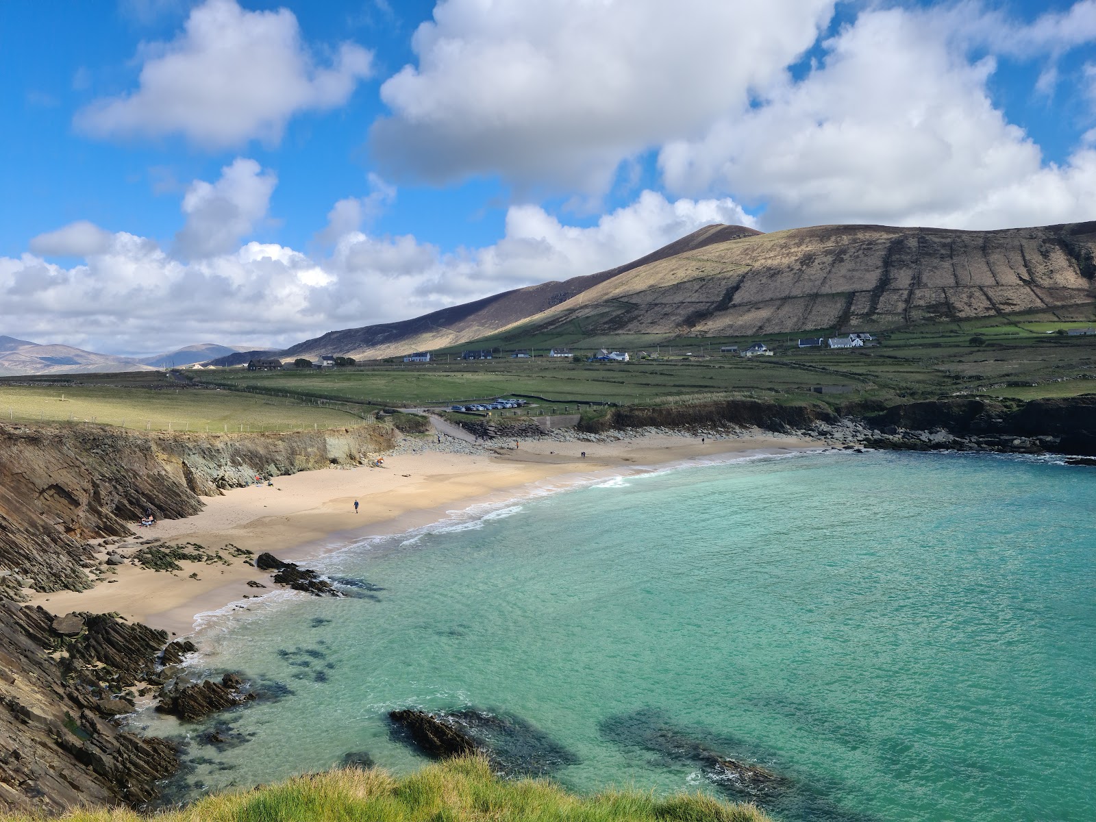 Photo of Clogher Strand with small bay