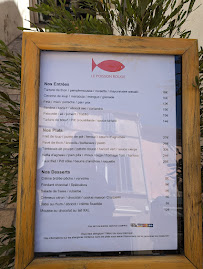 Restaurant méditerranéen Le poisson rouge Cassis à Cassis (la carte)