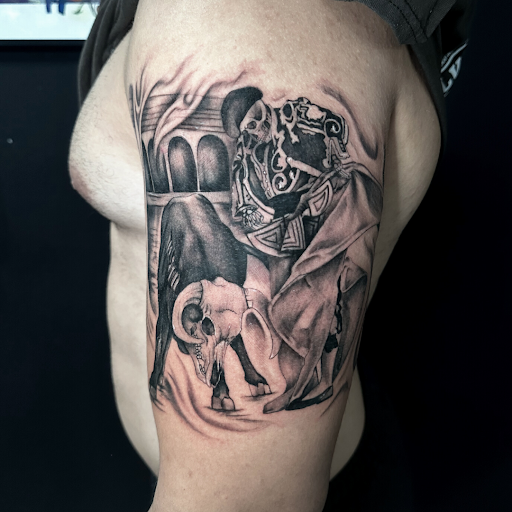 Explore gundam tattoo ideas, creative tattoo ideas in Los Alamitos, available at Mr. Inkwells Classy Tattoos