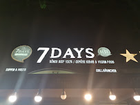 7 days Kebab Burger 7daysfinestfreshfood à Berlin menu