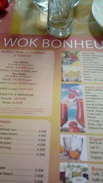 Wok Grill à Pithiviers carte
