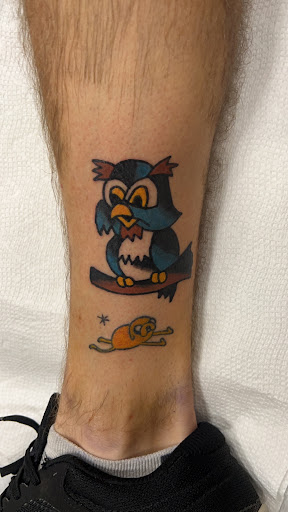 Explore lady and the tramp tattoo ideas, creative tattoo ideas in Fort Worth, available at Pink Cobra Tattoo