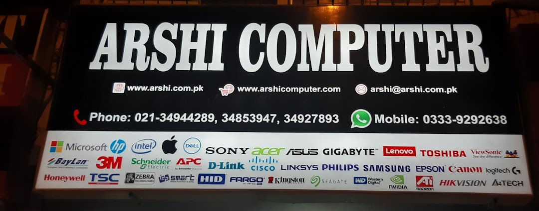 ARSHI COMPUTER (Computer Accessories, Point of Sales, Barcode, Printers)