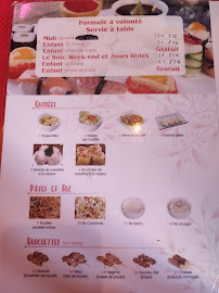 Restaurant de sushis Sushi Bo-Bun à Rueil-Malmaison (la carte)
