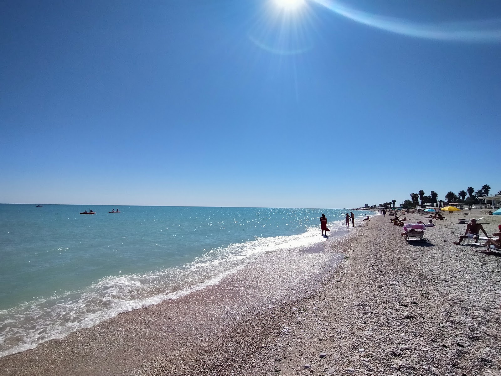 Fotografie cu Porto Sant'Elpidio Beach cu o suprafață de pietricele beige